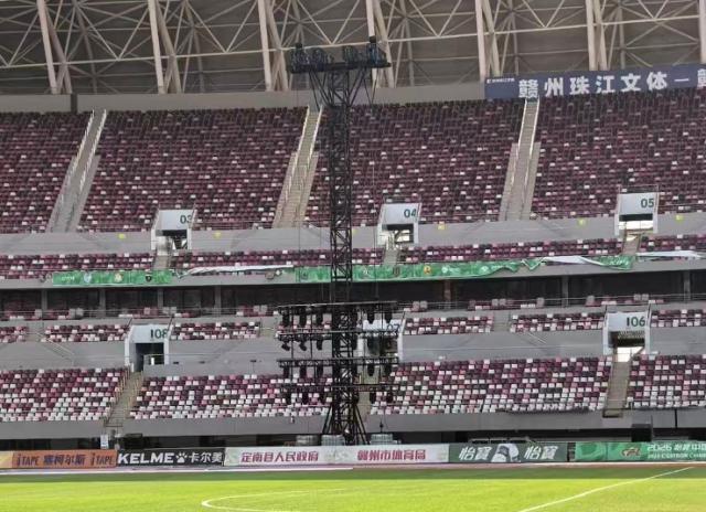 中乙：场地搭建大型设施未拆除 赣州瑞狮被判弃权